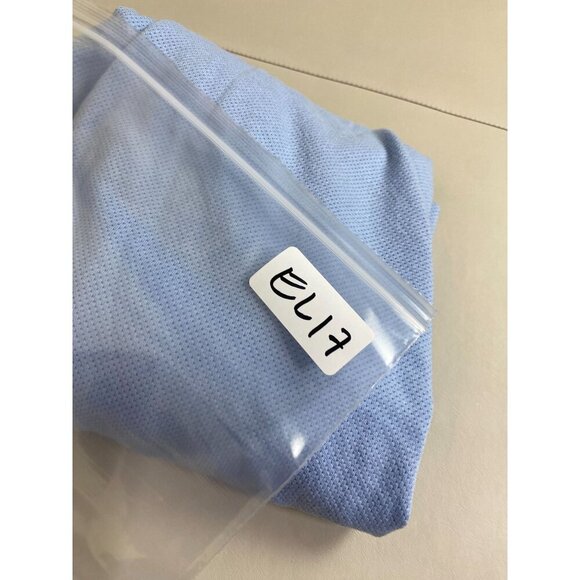 Mack Weldon Golf Polo Shirt Men size Large Blue performance Lightweight Short Sl - Picture 8 of 14